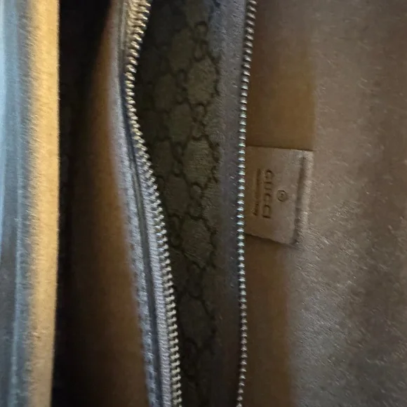 Gucci Beige and Tan Crossbody Bag with Silver Accents - Picture 7 of 7